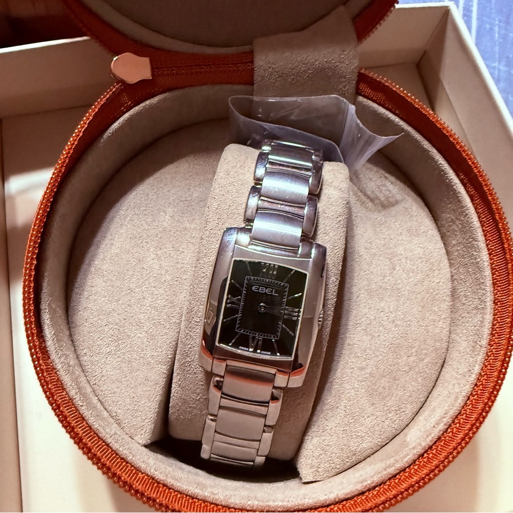Silver women Ebel/Movado Watch. This watch has never been worn.